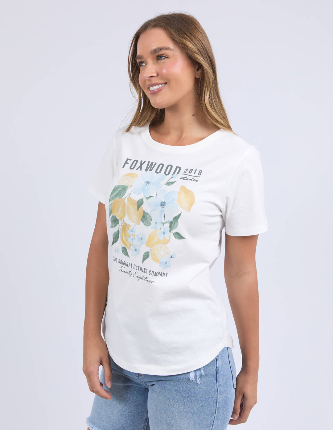 Foxwood - Limoncello Tee Vintage White
