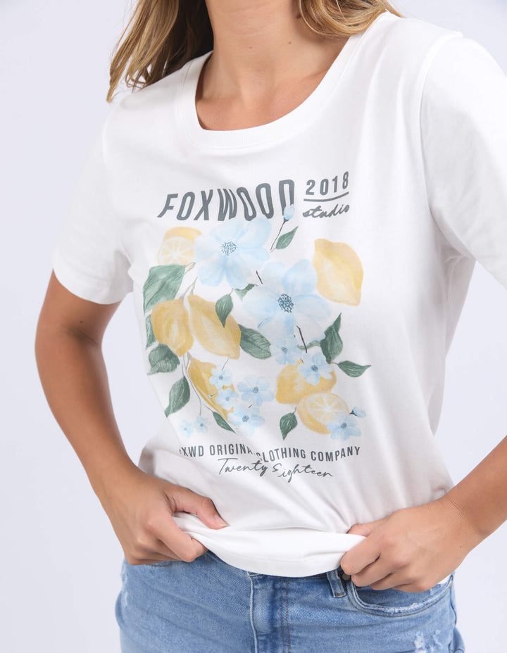 Foxwood - Limoncello Tee Vintage White