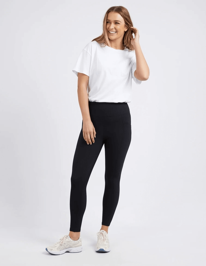 Foxwood - Luxe Rib Legging Black