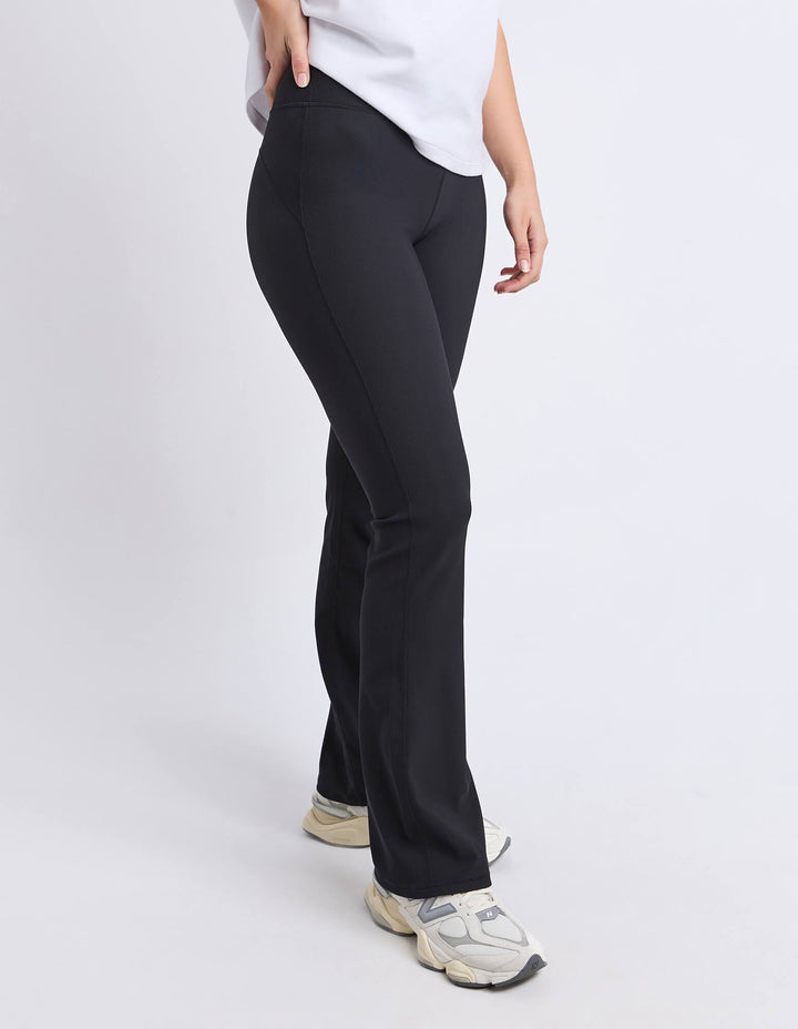 Foxwood - Luxe Rib Pant Black