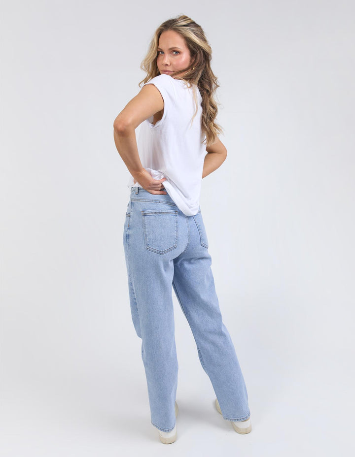 Foxwood - Manly Vee Tee White