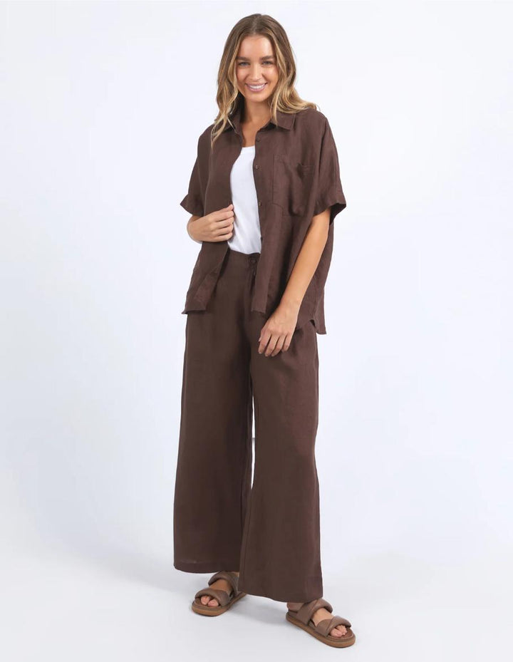 Foxwood - Pierra Shirt Chocolate