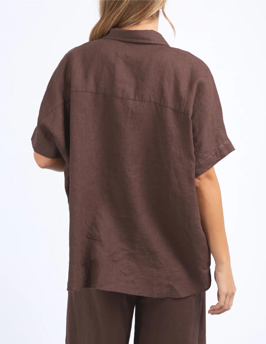 Foxwood - Pierra Shirt Chocolate