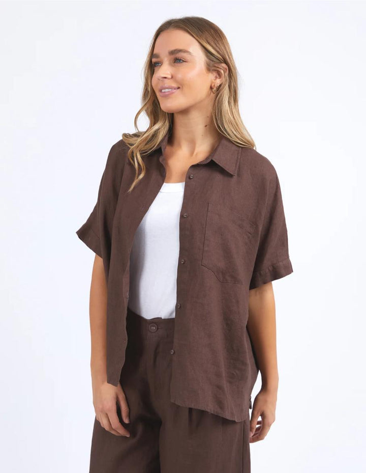 Foxwood - Pierra Shirt Chocolate