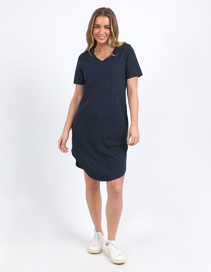 Foxwood - Rhoda Vee Dress Navy