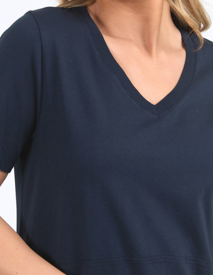 Foxwood - Rhoda Vee Dress Navy