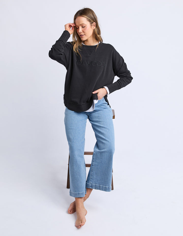 Foxwood - Simplified Crew Black