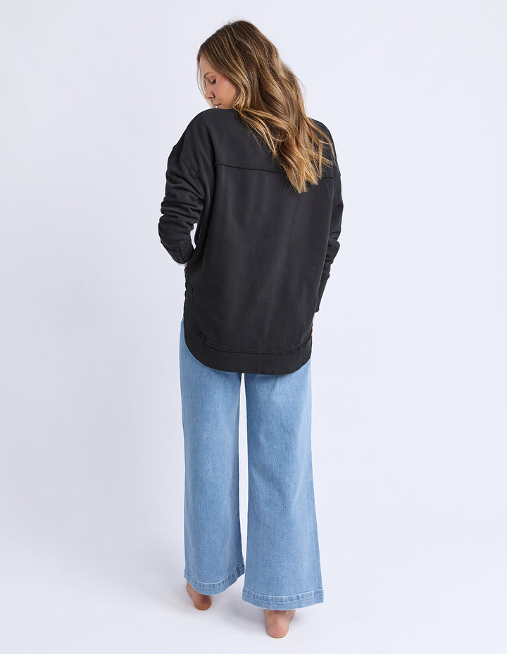Foxwood - Simplified Crew Black