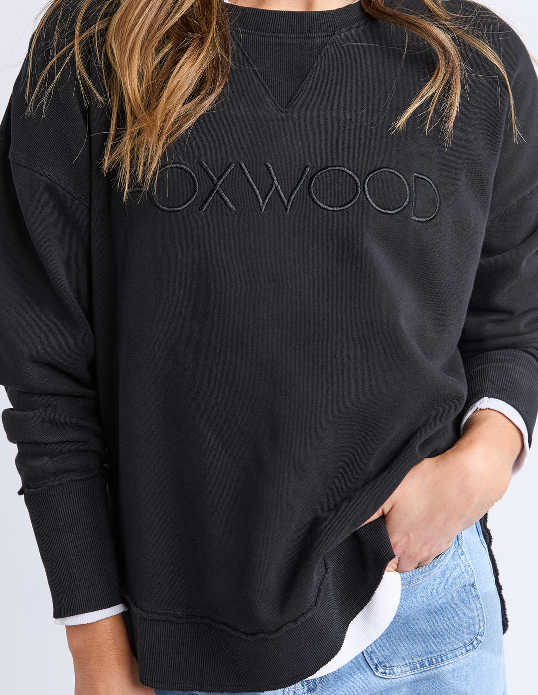 Foxwood - Simplified Crew Black
