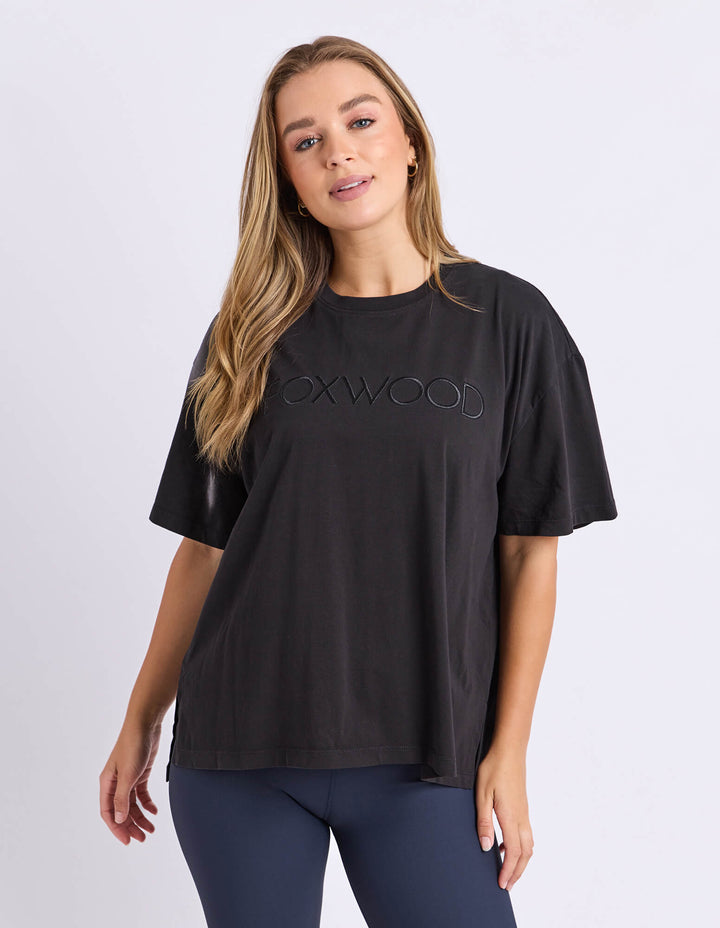 Foxwood - Simplified Tee Black