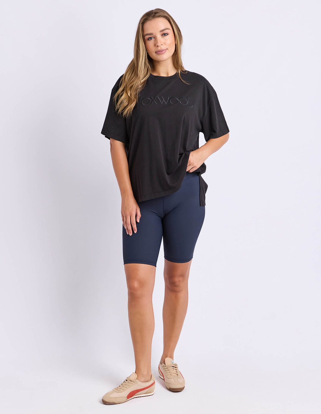 Foxwood - Simplified Tee Black