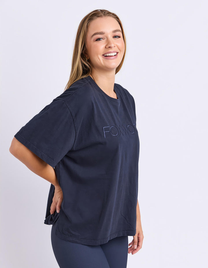 Foxwood - Simplified Tee Navy