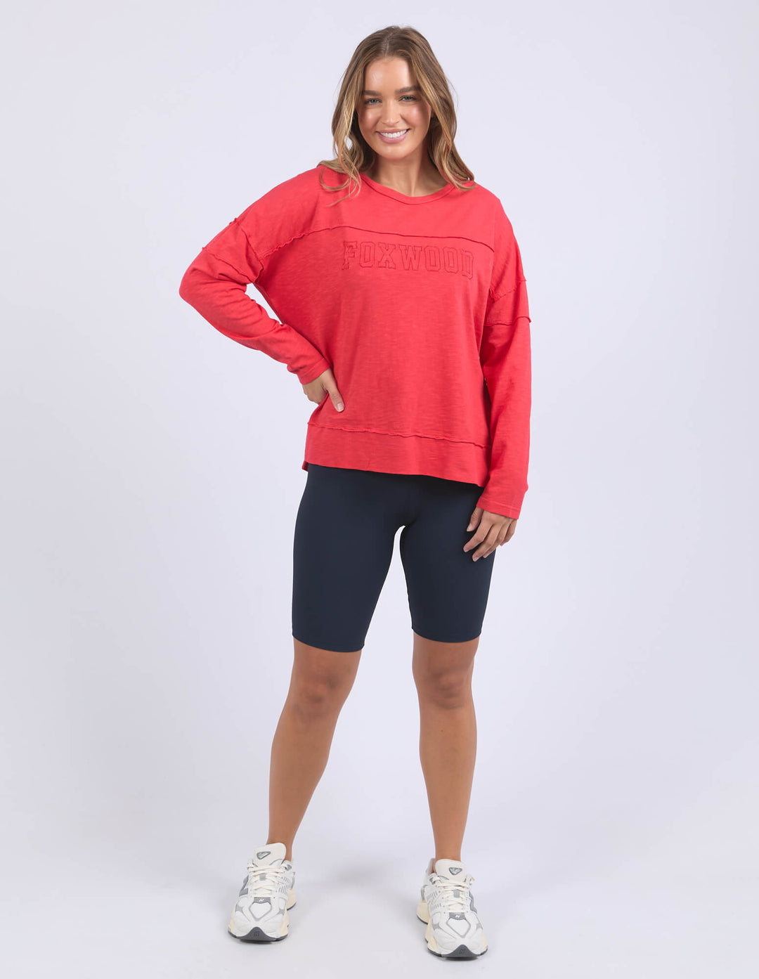 Foxwood - Throw On Tee Red