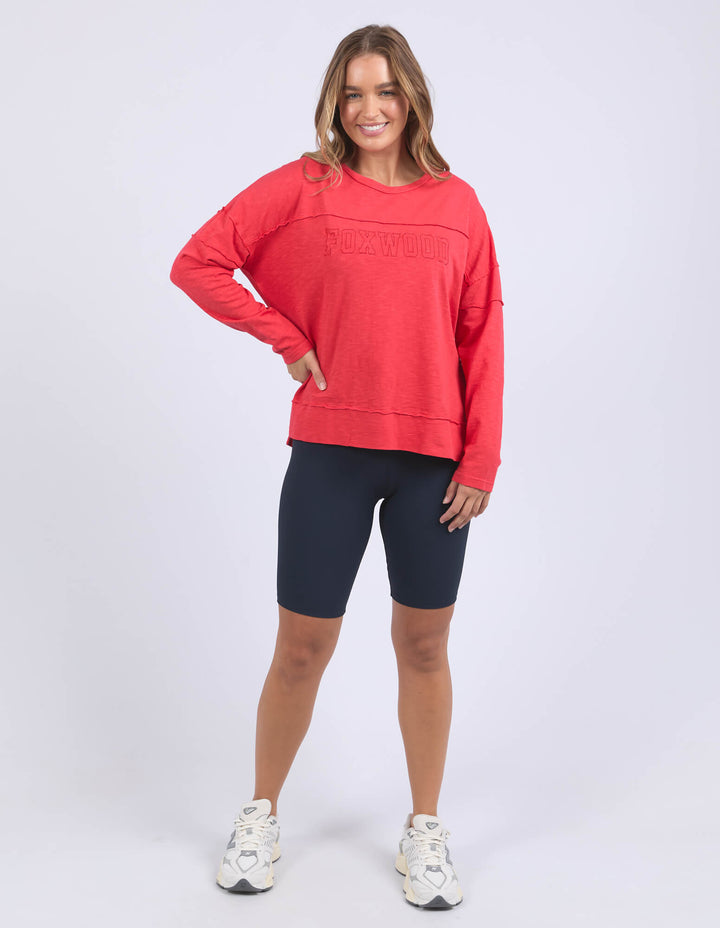 Foxwood - Throw On Tee Red
