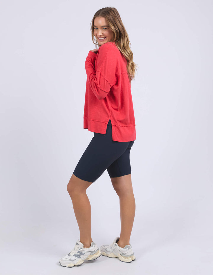 Foxwood - Throw On Tee Red
