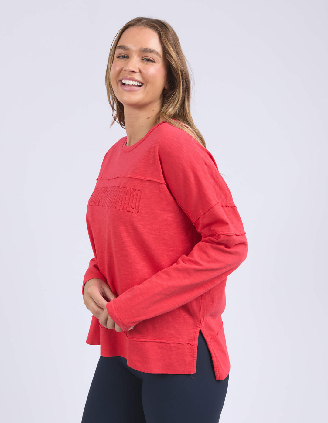 Foxwood - Throw On Tee Red