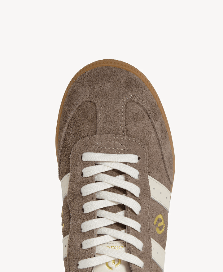 Goodsole - 2001 Parallel Leather Sneaker Walnut Brown / Ivory