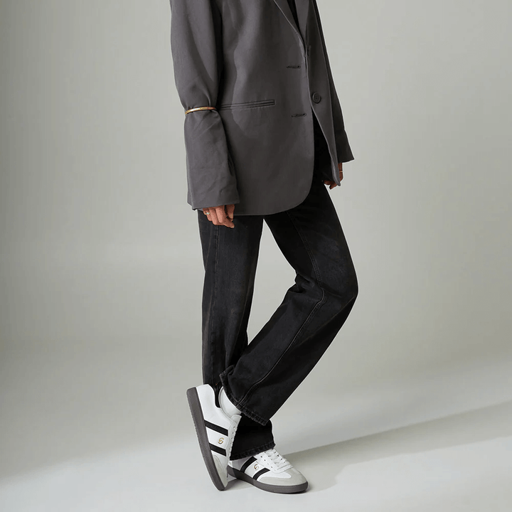 Goodsole - 2001 Parallel Leather Sneaker White / Black