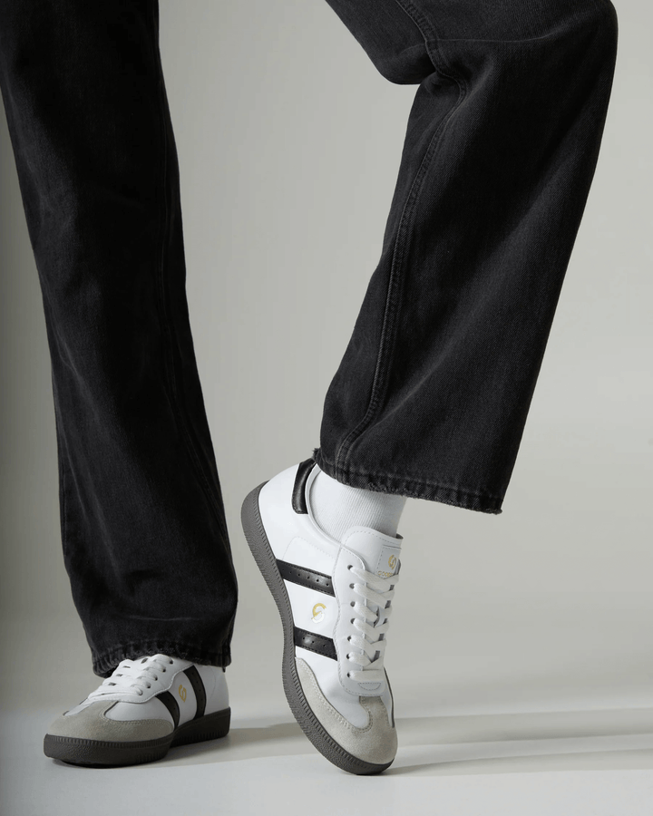 Goodsole - 2001 Parallel Leather Sneaker White / Black