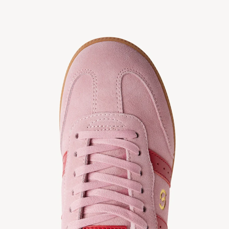 Goodsole - 2001 Parallel Leather Sneaker Pink / Red