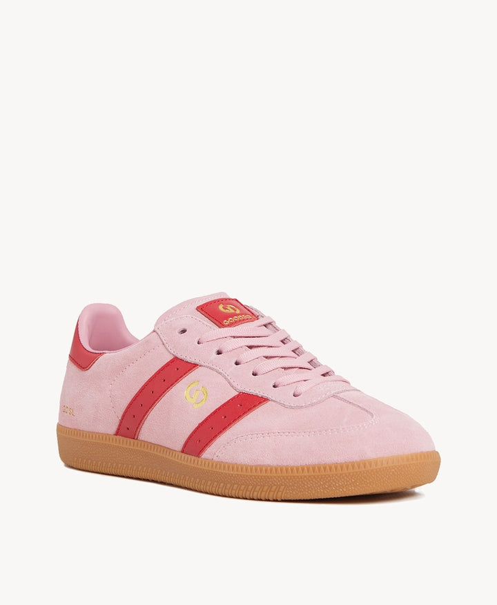 Goodsole - 2001 Parallel Leather Sneaker Pink / Red