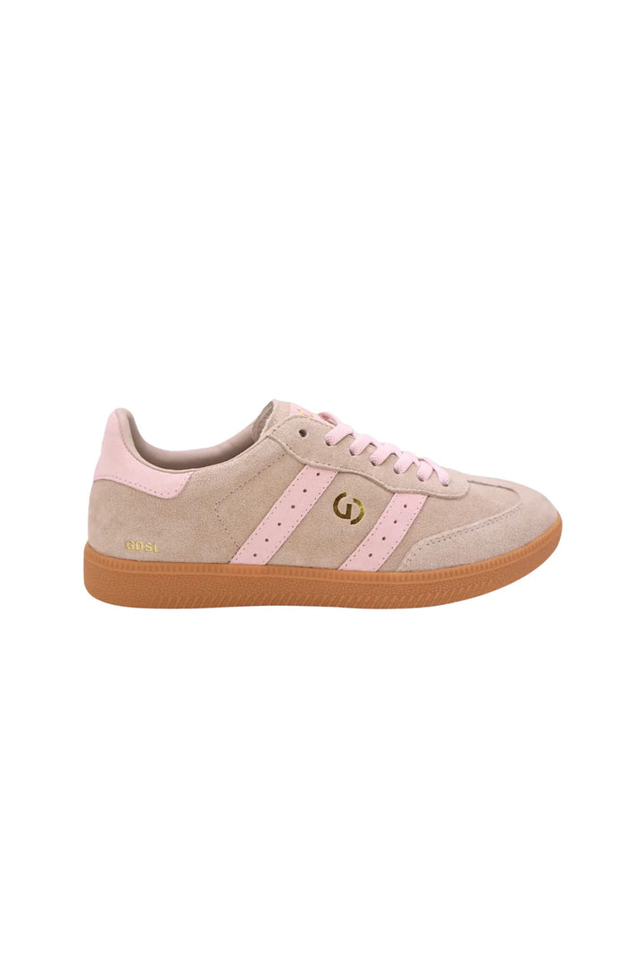 Goodsole - 2001 Parallel Suede Sneaker Tropical Taupe / Pink