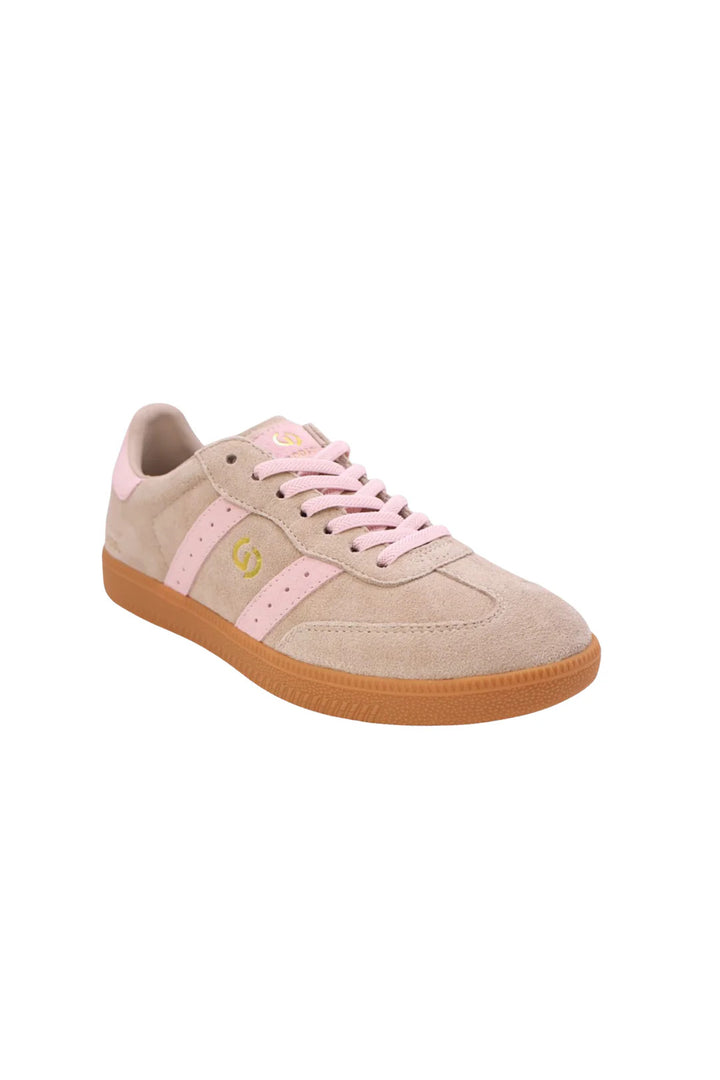Goodsole - 2001 Parallel Suede Sneaker Tropical Taupe / Pink