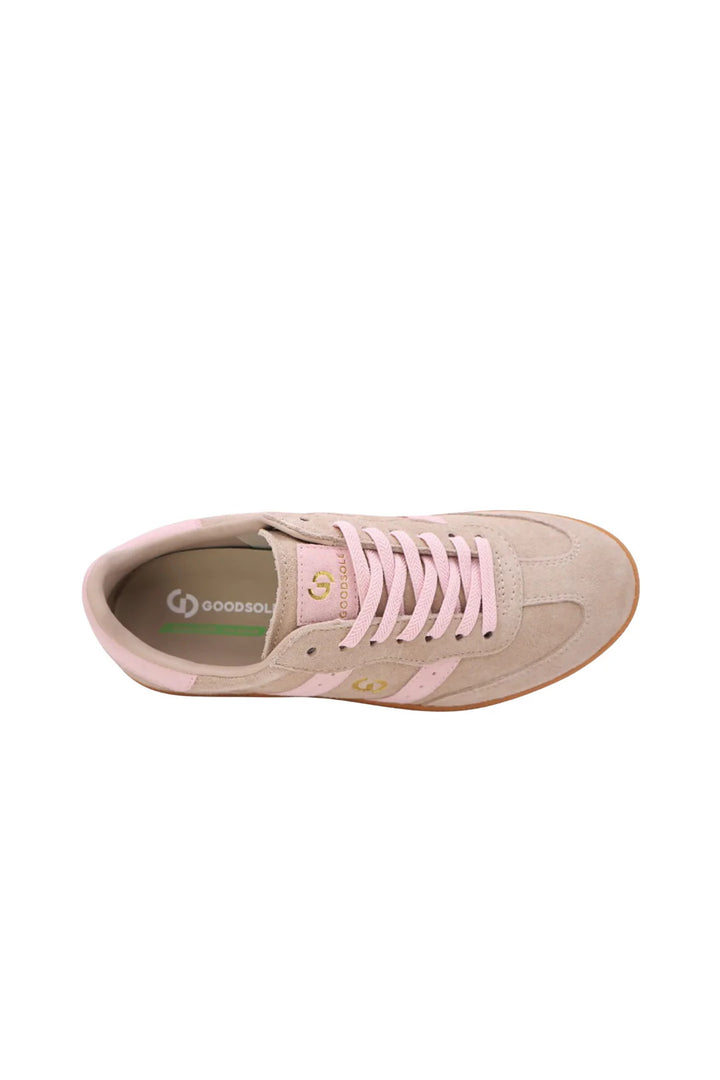 Goodsole - 2001 Parallel Suede Sneaker Tropical Taupe / Pink