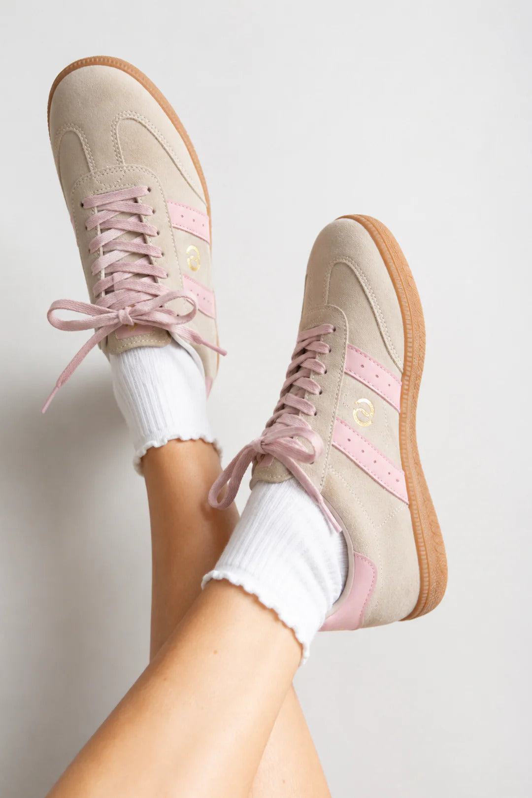 Goodsole - 2001 Parallel Suede Sneaker Tropical Taupe / Pink