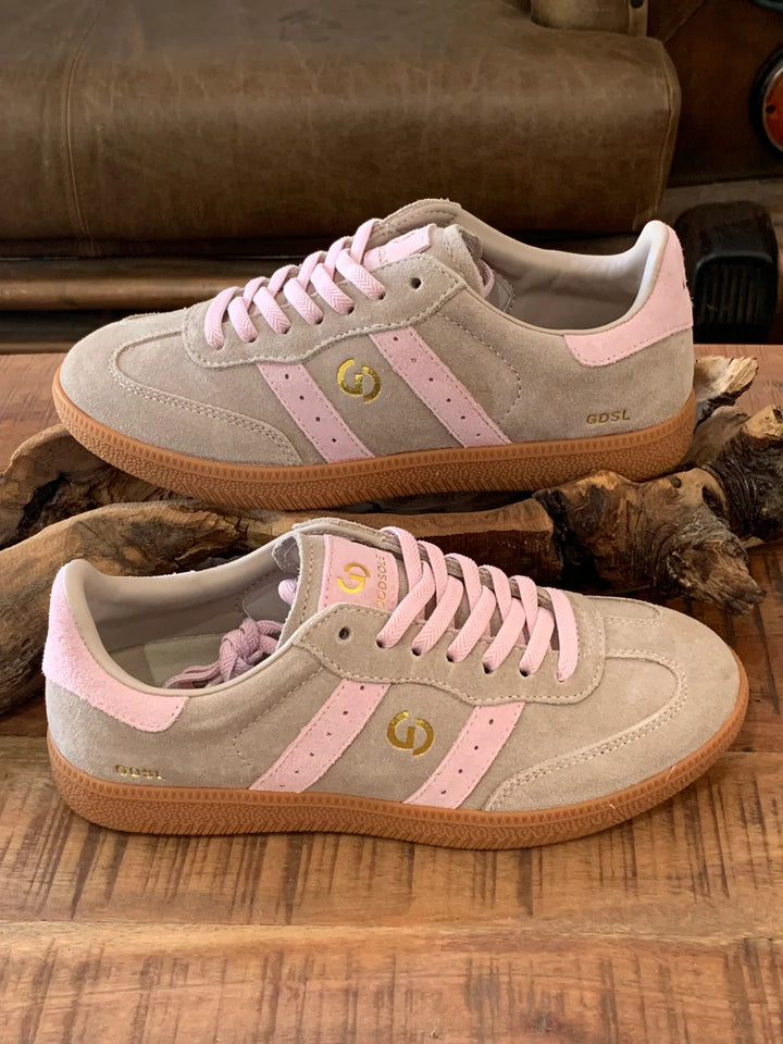 Goodsole - 2001 Parallel Suede Sneaker Tropical Taupe / Pink