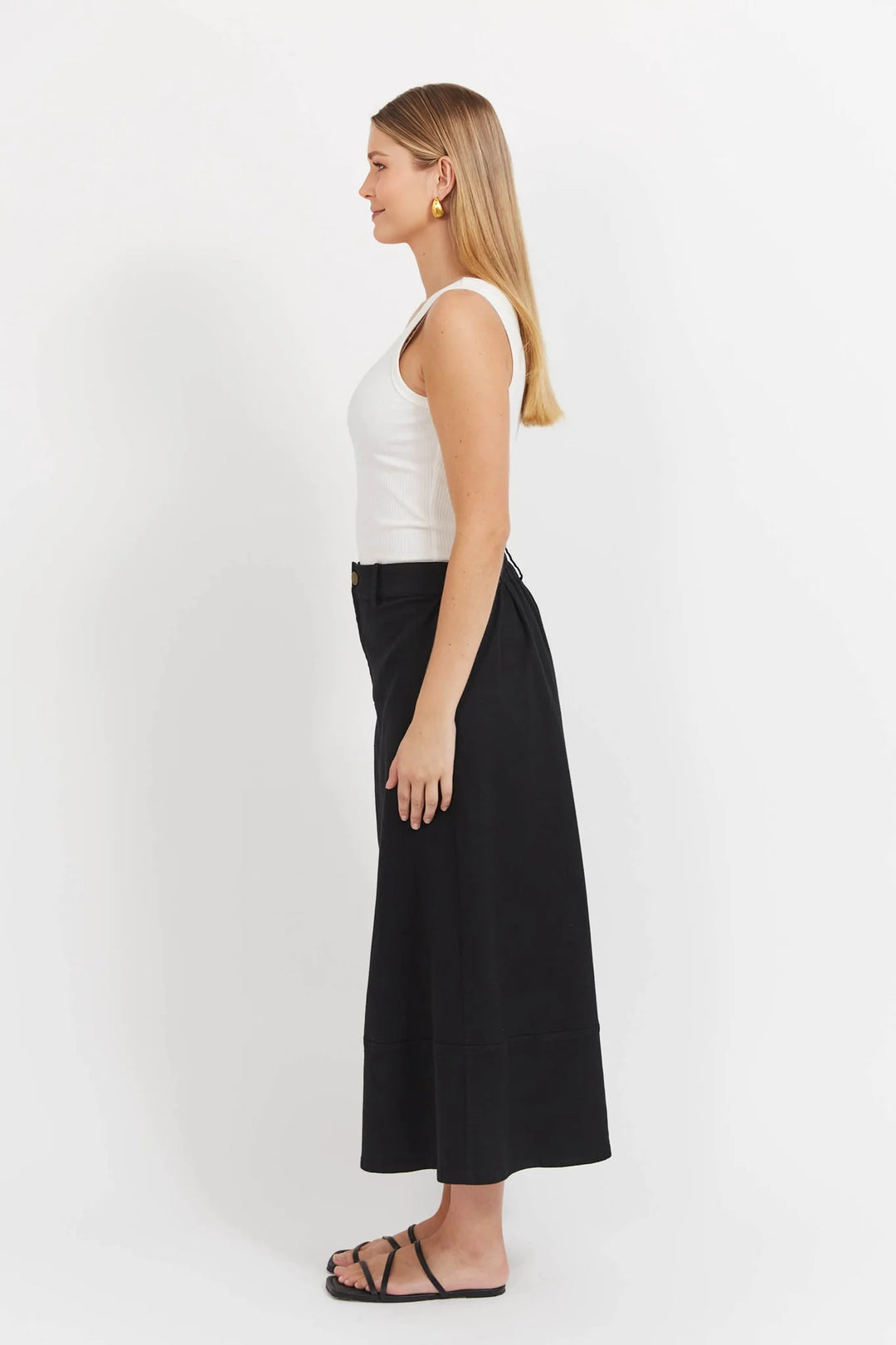 Haven - Panama Maxi Skirt Black