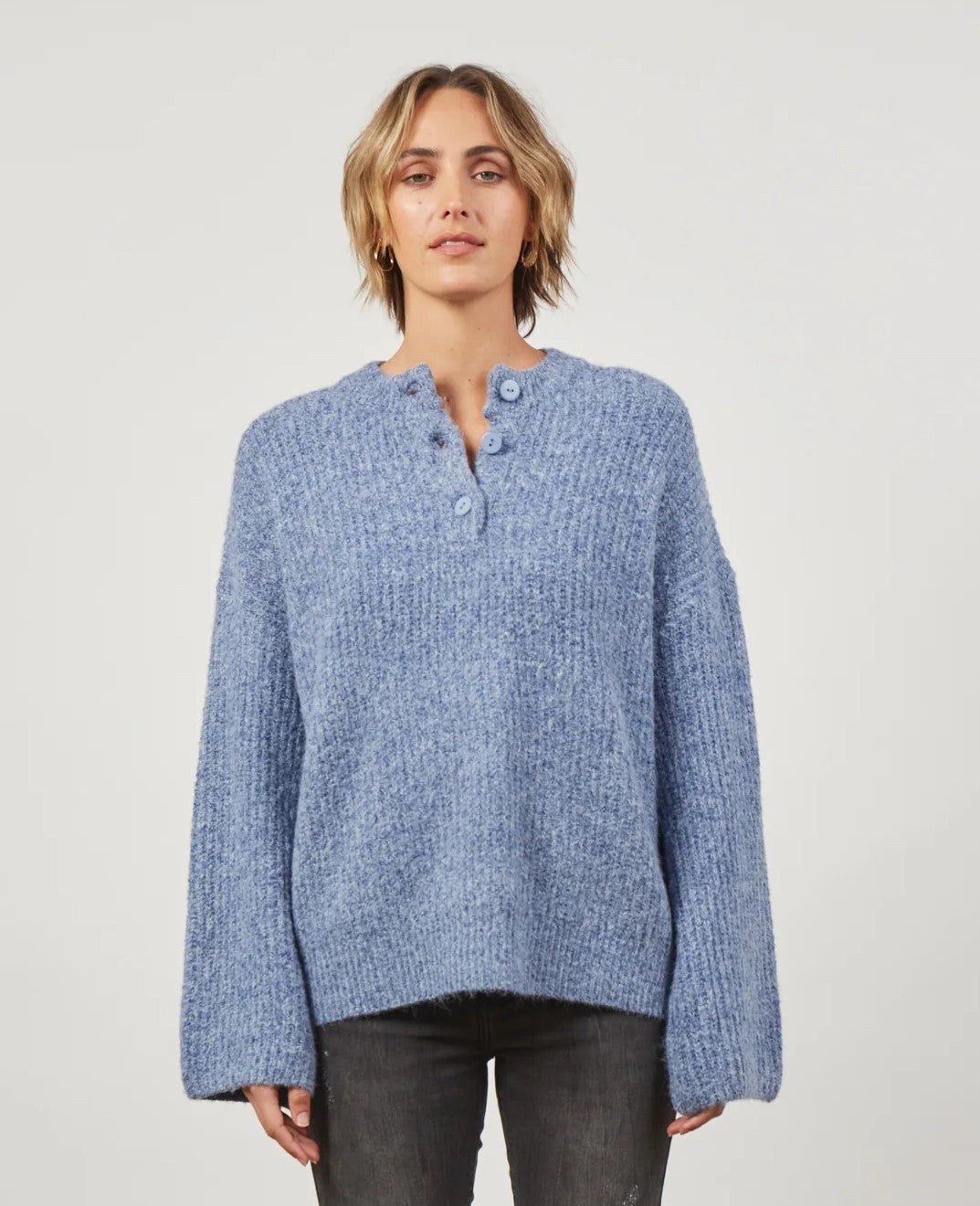 Isle Of Mine - Avenue Button Jumper Nevada