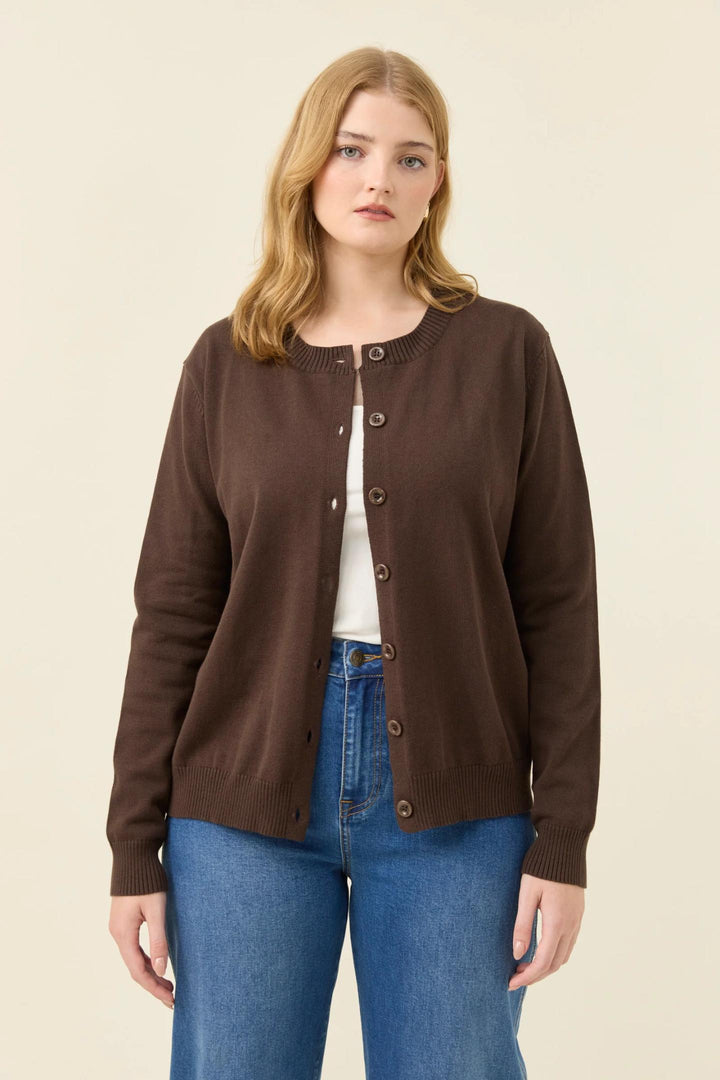 Isle Of Mine - Darby Cardigan Chocolate