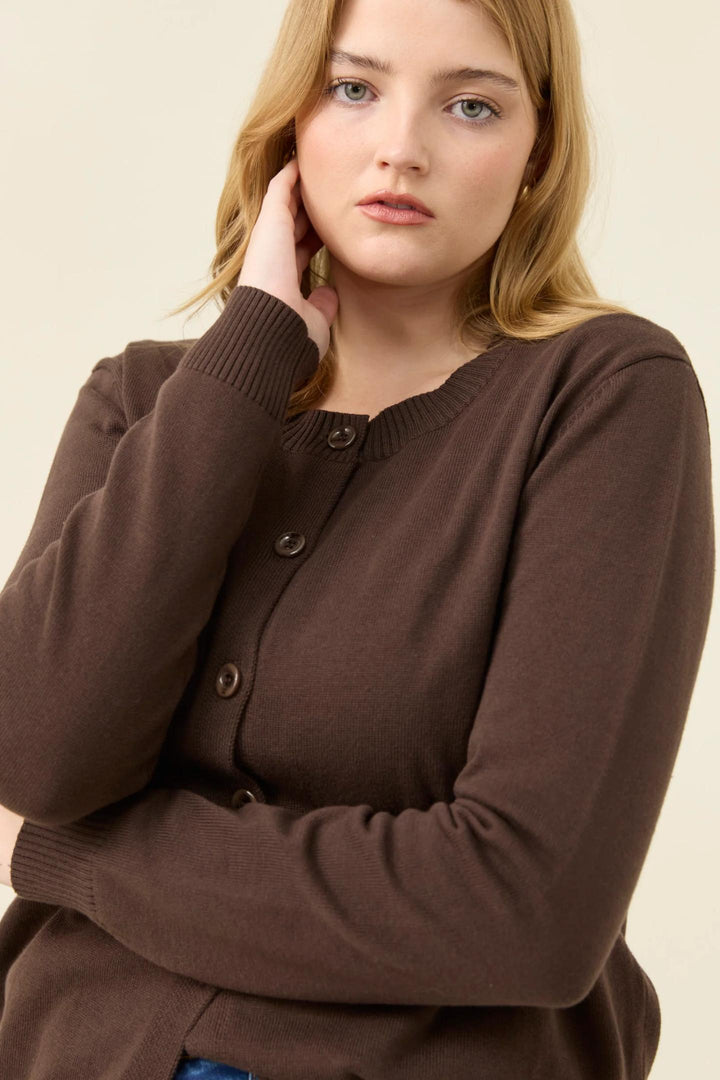 Isle Of Mine - Darby Cardigan Chocolate