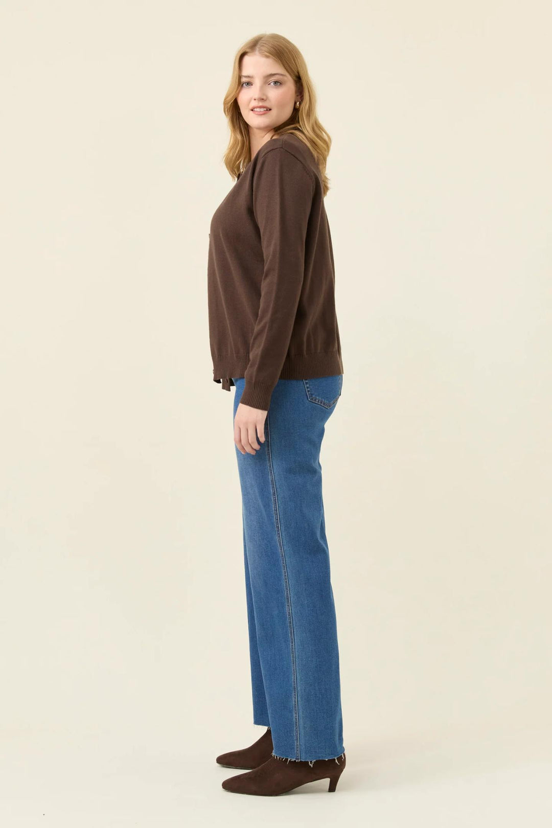 Isle Of Mine - Darby Cardigan Chocolate