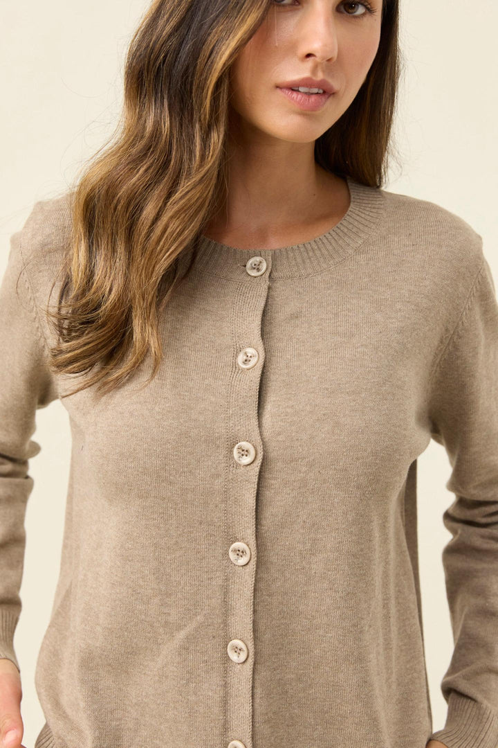Isle Of Mine - Darby Cardigan Stone