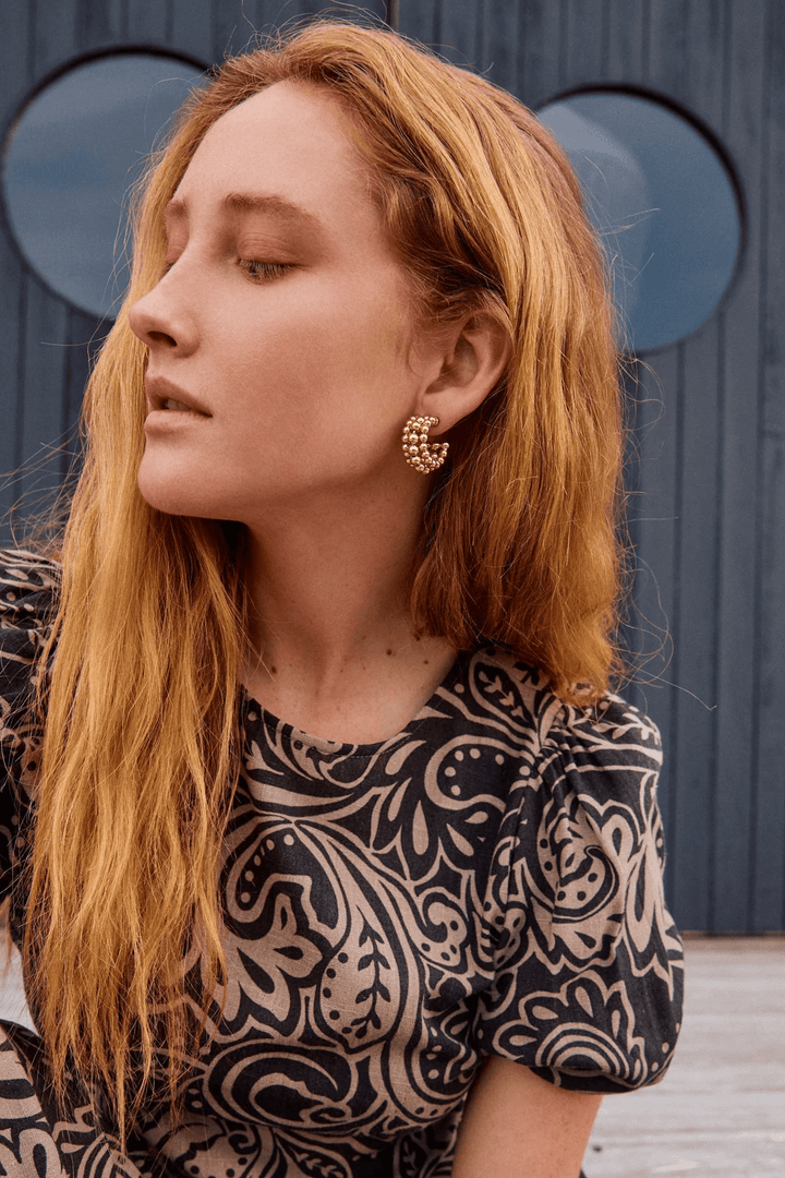 Isle Of Mine - Darby Hoop Earring Gold