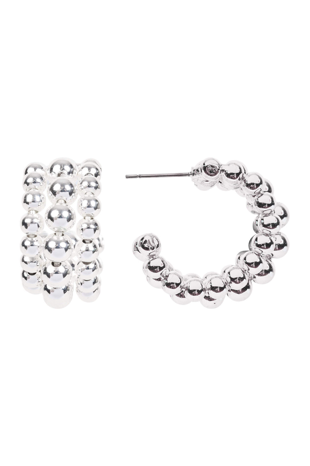 Isle Of Mine - Darby Hoop Earring Silver