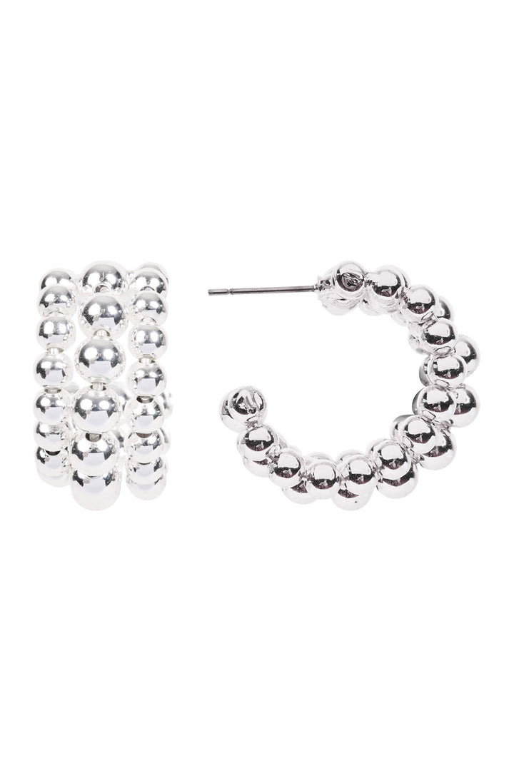 Isle Of Mine - Darby Hoop Earring Silver