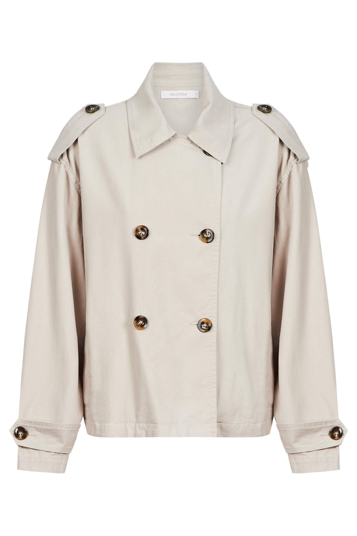 Isle Of Mine - Freya Crop Trench Canvas