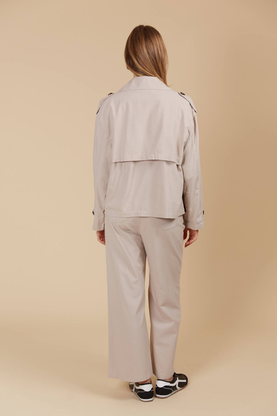 Isle Of Mine - Freya Crop Trench Canvas