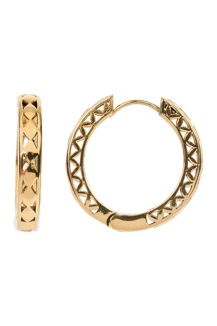 Isle Of Mine - Grace Hoop Earring Gold