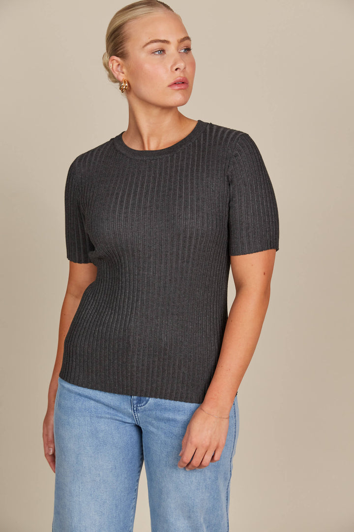 Isle Of Mine - Juliette Top Graphite