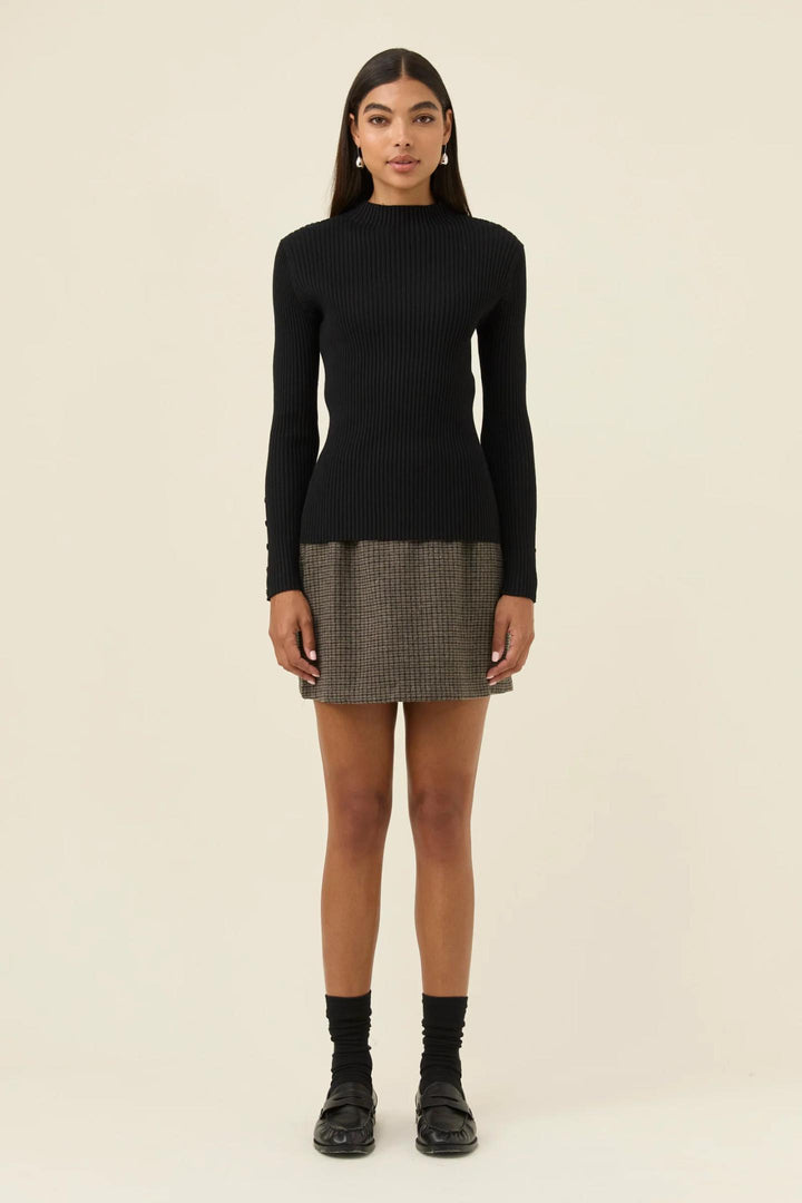 Isle Of Mine - Juno Knit Top Onyx
