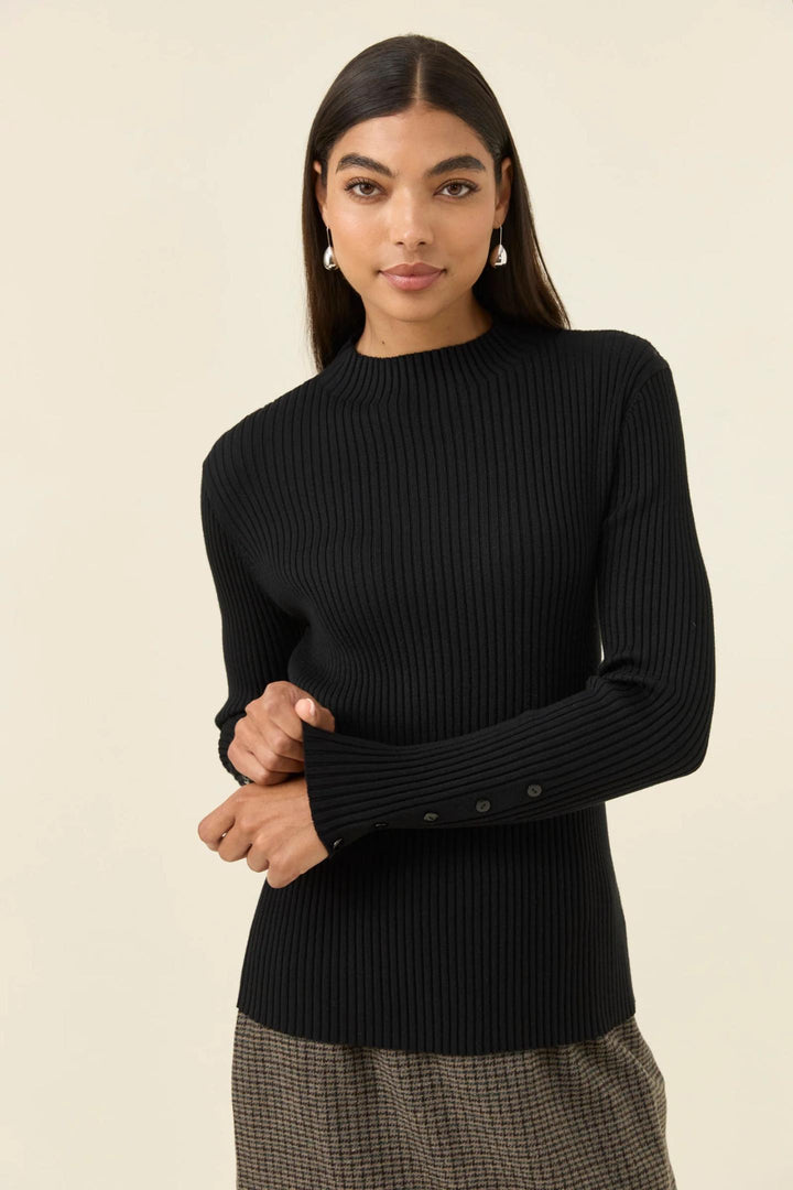 Isle Of Mine - Juno Knit Top Onyx