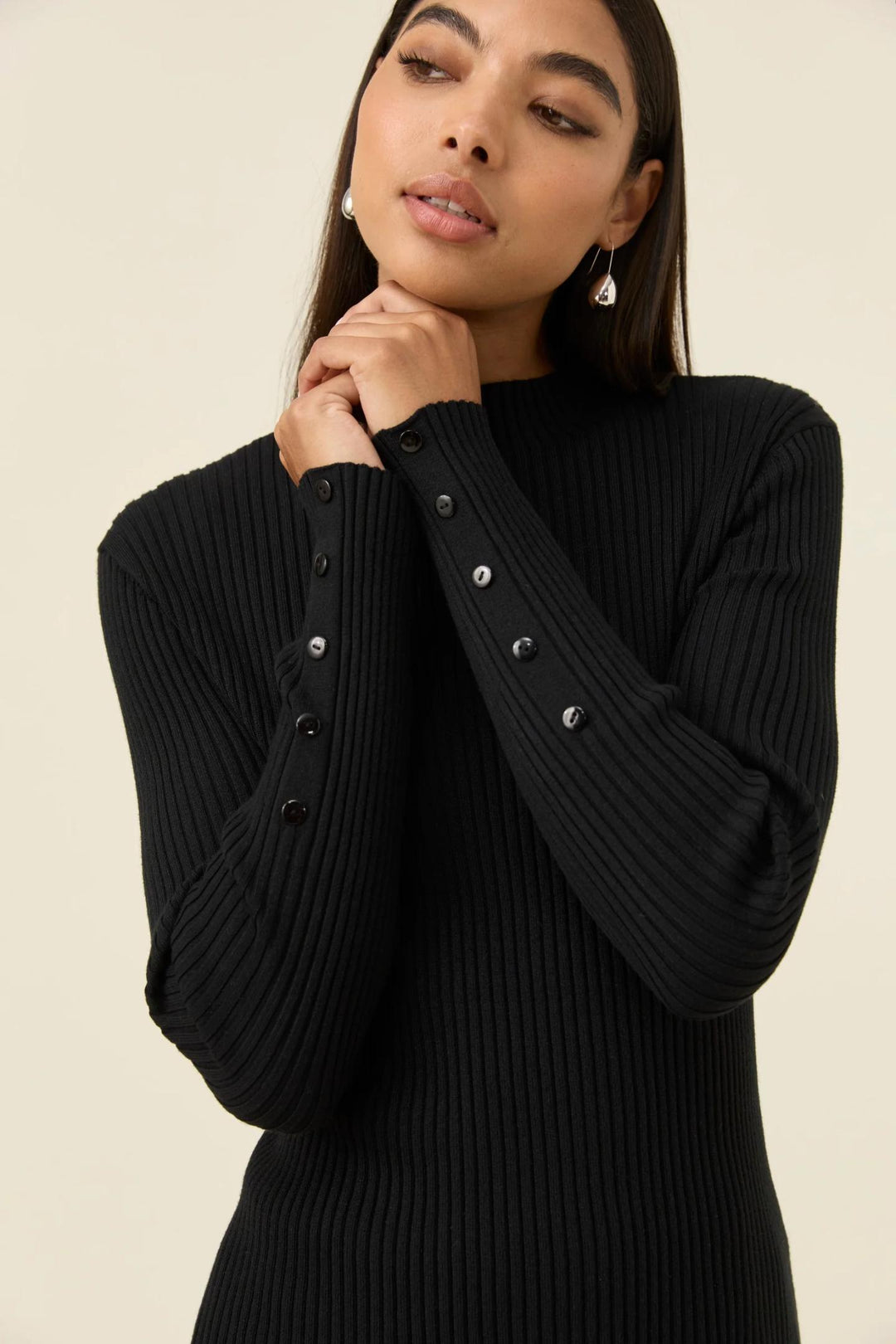Isle Of Mine - Juno Knit Top Onyx