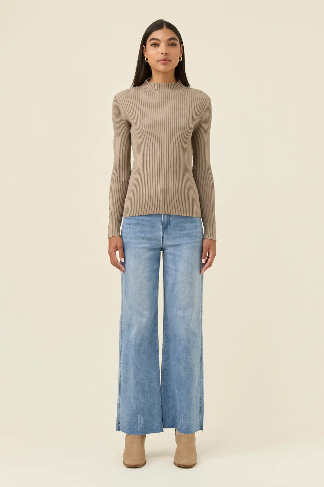Isle Of Mine - Juno Knit Top Stone