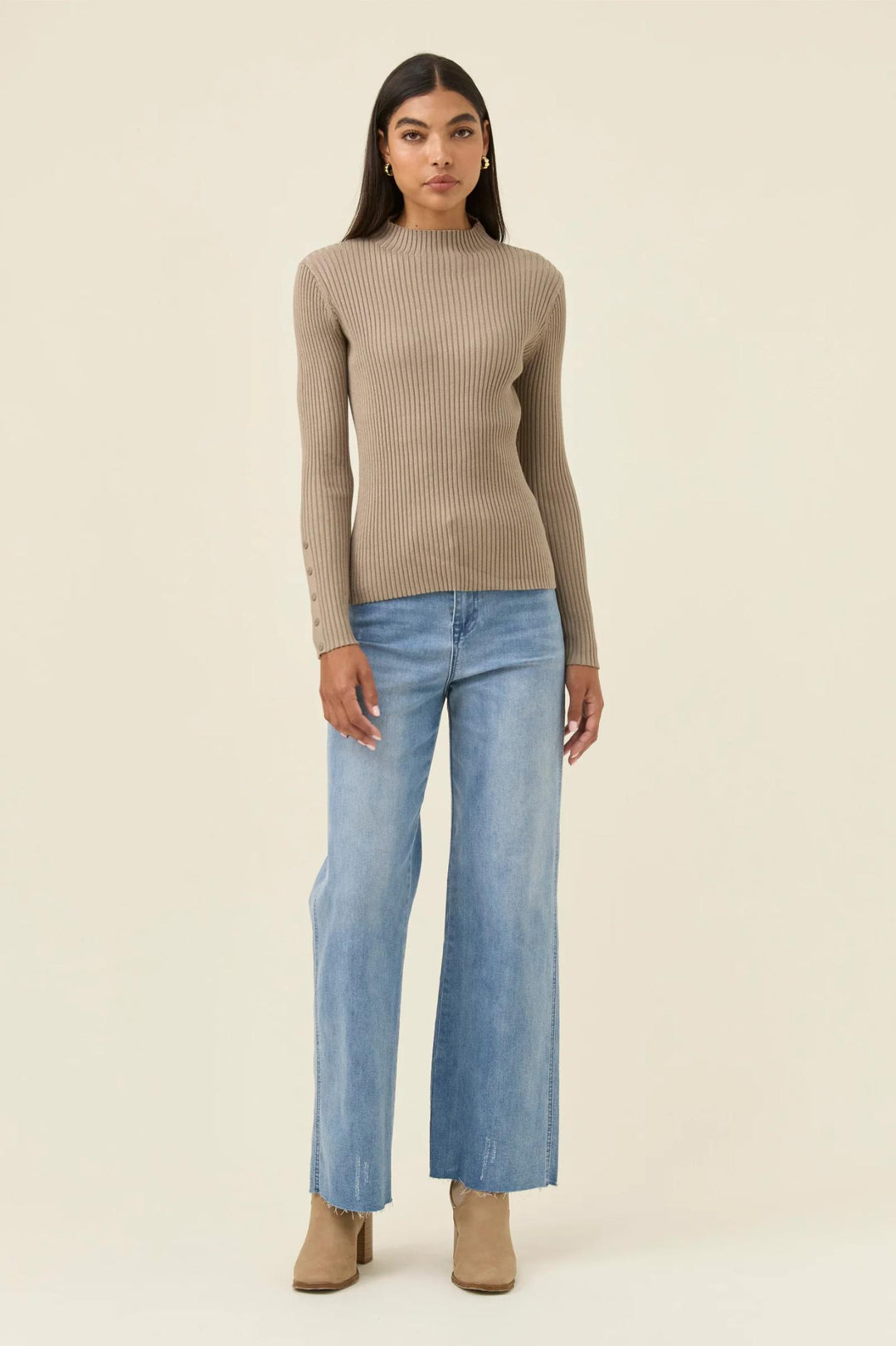 Isle Of Mine - Juno Knit Top Stone
