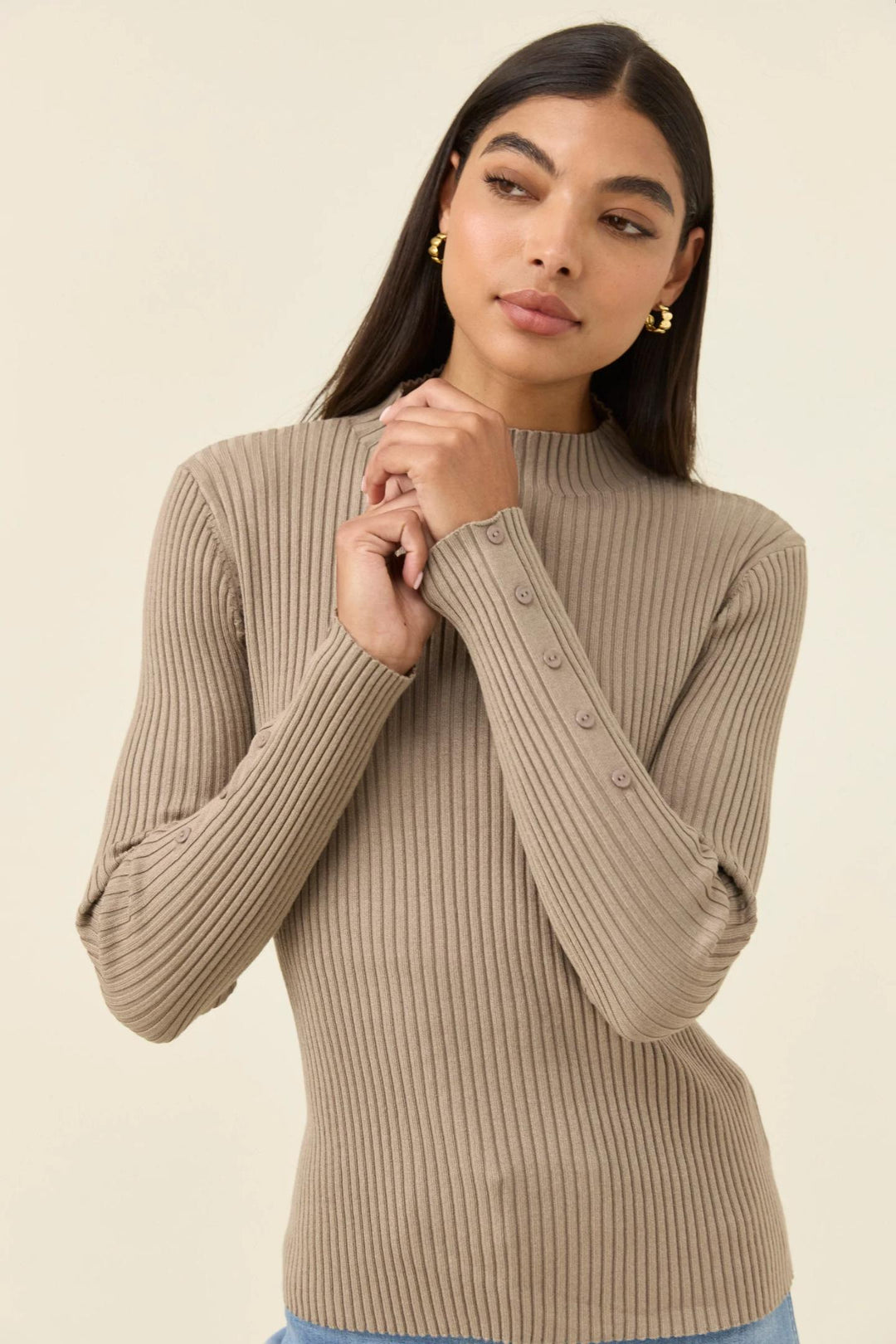 Isle Of Mine - Juno Knit Top Stone