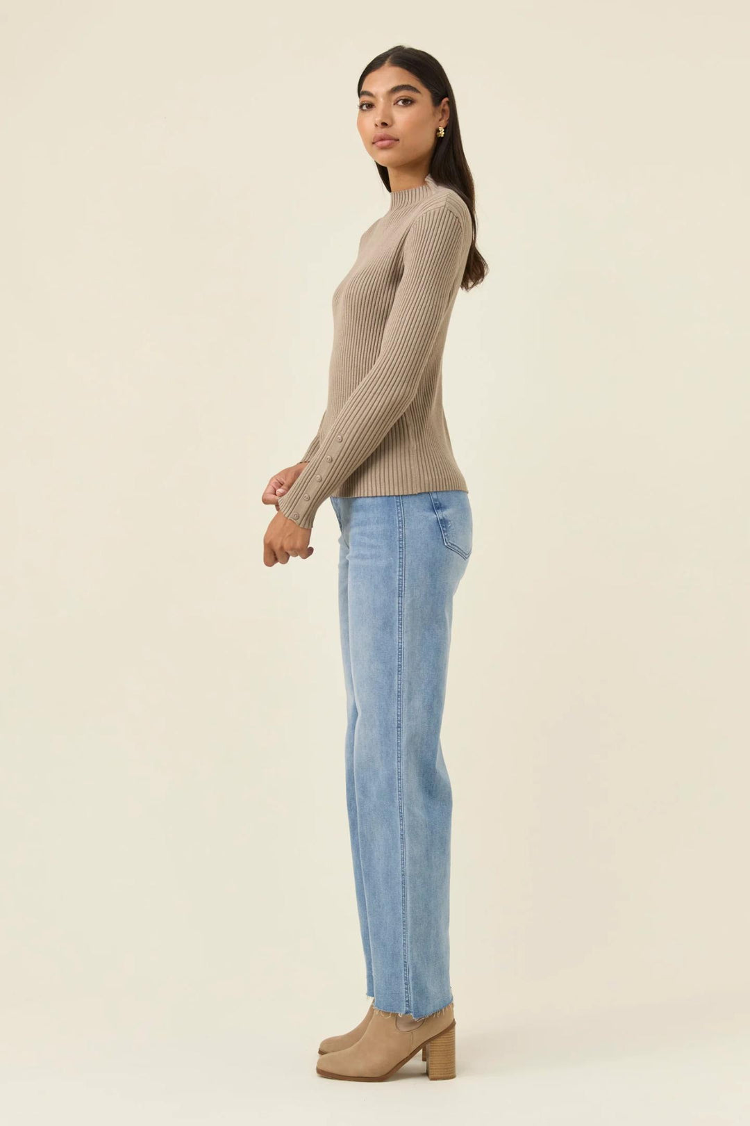 Isle Of Mine - Juno Knit Top Stone